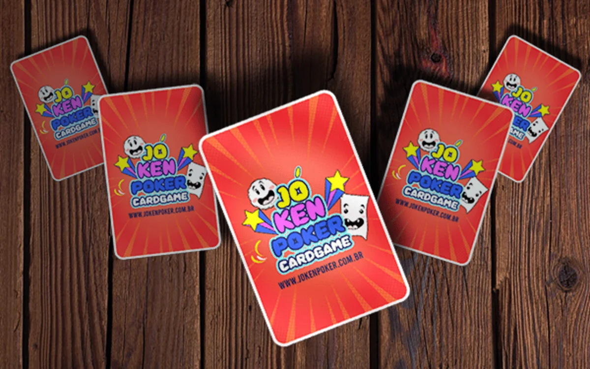 Cartas do jogo Jokenpoker, criado por Taiguara Torro
